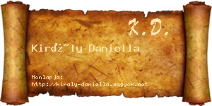 Király Daniella névjegykártya