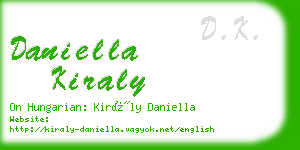 daniella kiraly business card